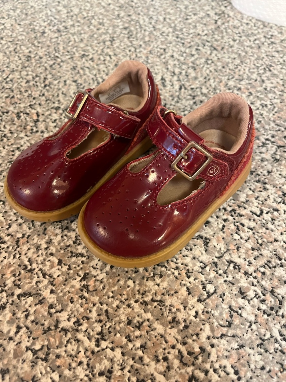 Toddler Mary Jane Shoes in Burgundy